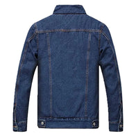 Mens Sherpa Denim Jacket Denim Jacket men detail view 2 | Dash Racegear — Blue Sherpa Denim Jacket