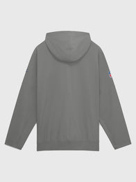 Buffalo Bills Nike Sideline Broken Rules Anorak Jacket Jacket unisex detail view 2 | Dash Racegear — Gray Buffalo Bills 2026 Nike Sideline Broken Rules Alternate anorak half-zip hooded jacket crafted for lightweight comfort and versatile casual fashion.