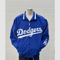 Mitchell & Ness 2005 Dodgers Dugout Jacket Jacket unisex detail view 4 | Dash Racegear — Mitchell & Ness 2005 Dugout Jacket – Los Angeles Dodgers Tribute