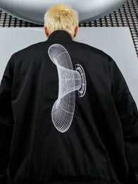 Silence Please x Adidas Firebird Jacket Jacket unisex detail view 2 | Dash Racegear — back view of Silence Please x Adidas Firebird Jacket 2026