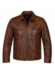 Simu Liu Comic-Con 2026 Leather Jacket Leather Jacket unisex detail view 2 | Dash Racegear — Brown Simu Liu San Diego Comic-Con 2026 leather jacket crafted for premium comfort and versatile casual fashion.