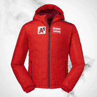 Ski Insulation Jacket SCHOFFEL Vntlft Hoody Adamont 3 K RT Junior Red - 2021/22 | Dash Racegear