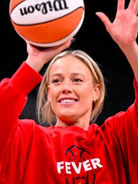 Sophie Cunningham INDIANA FEVER Sweatshirt Sweatshirt unisex detail view 3 | Dash Racegear — Sophie Cunningham Indiana Fever red sweatshirt cozy athletic pullover for women and men casual game-day streetwear style