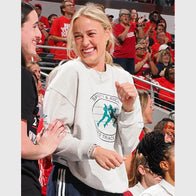 WNBA Playoff Sophie Cunningham Sweatshirt Sweatshirt unisex detail view 3 | Dash Racegear — WNBA Playoff Grey Sweatshirt Worn by Sophie Cunningham