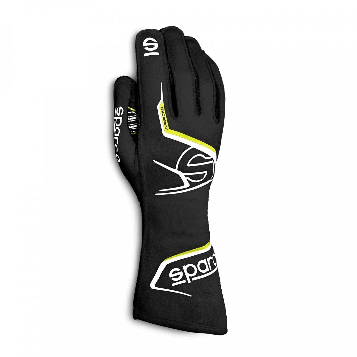 Sparco Arrow-K Kart Gloves - BLACK/WHITE, XX-Large | DASH RACEGEAR