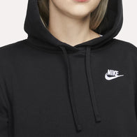 Black Nike Sportswear Club Hoodie Hoodie unisex detail view 3 | Dash Racegear — Street Style Staple – Black Nike Sportswear Hoodie