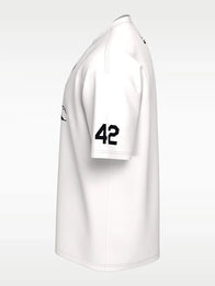 Nike Jackie Robinson T-Shirt Shirt unisex detail view 6 | Dash Racegear — Jackie Robinson Nike T-shirt, classic sporty tee for relaxed streetwear and fan looks.