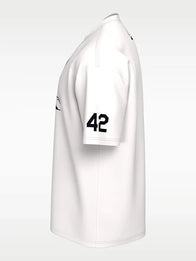 Nike Jackie Robinson T-Shirt Shirt unisex detail view 6 | Dash Racegear — Jackie Robinson Nike T-shirt, classic sporty tee for relaxed streetwear and fan looks.