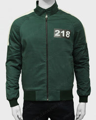 Squid Game Green Jacket Jacket unisex front product view | Dash Racegear — Squid Game Green Jacket
