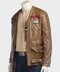 Star Wars The Force Awaken Finn Jacket Jacket unisex detail view 2 | Dash Racegear — Star Wars The Force Awakens John Boyega Leather Jacket