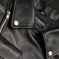 Arrow Oliver Queen Black Motorcycle Jacket Biker Jacket unisex detail view 2 | Dash Racegear — Arrow Oliver Queen Black Leather Jacket