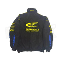 Subaru F1 Racing Y2K Embroidered Bomber Jacket | Dash Racegear