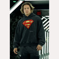 Youngla Superman Hoodie Hoodie unisex detail view 3 | Dash Racegear — Superman x YoungLA Hoodie – Athletic Streetwear Style