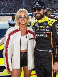 Sydney Sweeney NASCAR 2025 Jacket Jacket unisex detail view 4 | Dash Racegear — Sydney Sweeney 2025 NASCAR Style Jacket