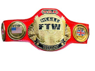 TAZ FTW World Wrestling Championship Inspired Belt 2mm brass adult size - 1 | Dash Racegear