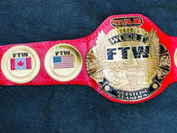 TAZ FTW World Wrestling Championship Inspired Belt 2mm brass adult size - 2 | Dash Racegear