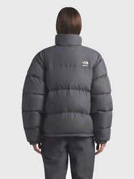 The North Face x Skims 1996 Nuptse Jacket Jacket unisex detail view 11 | Dash Racegear — The North Face × SKIMS Grey 1996 Nuptse Jacket designed with classic down-inspired shaping for elevated urban winter outfits.