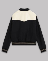 Power Book II Ghost Tariq St Patrick Varsity Jacket Varsity Jacket unisex detail view 2 | Dash Racegear — Tariq St Patrick Varsity Jacket