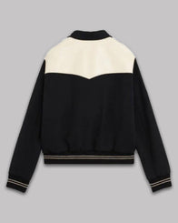 Power Book II Ghost Tariq St Patrick Varsity Jacket Varsity Jacket unisex detail view 2 | Dash Racegear — Tariq St Patrick Varsity Jacket
