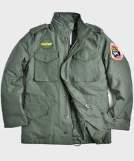 Taxi Driver Travis Bickle Military Jacket Jacket unisex front product view | Dash Racegear — Robert De Niro Taxi Driver Military Jacket