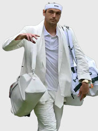 Taylor Fritz Wimbledon 2026 Blazer Blazer unisex detail view 4 | Dash Racegear — Wimbledon 2026 white blazer inspired by Taylor Fritz with a polished look and classic tailoring.