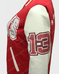 Taylor Swift Red Varsity Jacket Varsity Jacket unisex detail view 5 | Dash Racegear — The Red Tour Varsity Jacket