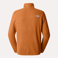 The North Face Glacier 1/4-Zip Orange Fleece Jacket Jacket unisex detail view 2 | Dash Racegear — Quarter-Zip Fleece – Glacier Jacket in Orange by North Face