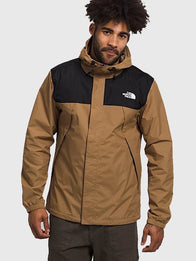 The North Face Men’s Antora Jacket Jacket unisex detail view 2 | Dash Racegear — The North Face Men’s Antora Brown & Black Jacket keeps men warm and dry with rugged outdoor-ready design.
