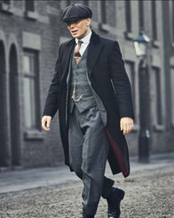 Peaky Blinders Thomas Shelby Black Coat Coat unisex detail view 4 | Dash Racegear — Thomas Shelby Trench Coat