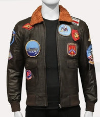 Top Gun Jacket Jacket unisex detail view 6 | Dash Racegear — Top Gun Brown Jacket