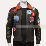 Top Gun Jacket Jacket unisex front product view | Dash Racegear — Top gun flight bomber jacket