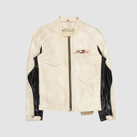 Barcelona Vs Real Madrid Travis Scott Dainese Jacket Jacket unisex front product view | Dash Racegear — For football fans with style, the Barcelona Vs Real Madrid Travis Scott jacket offers the perfect combination of both.