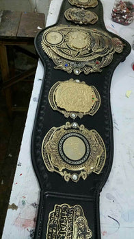 Triple Crown World Heavyweight Championship Leather Belt - 4 | Dash Racegear