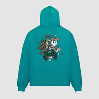 Malbon Two Man Scramble Hoodie Hoodie unisex detail view 2 | Dash Racegear — Two Man Scramble Hoodie by Malbon – Play in Style