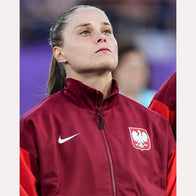 Ewa Pajor UEFA Women’s EURO 2025 Jacket Jacket unisex front product view | Dash Racegear — Women’s Football Jacket – Ewa Pajor EURO 2025 Style