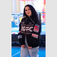 Men’s Black UFC 313 Asphalt Full-Zip Jacket Jacket unisex detail view 5 | Dash Racegear — Men’s UFC 313 Asphalt Jacket – Black Full-Zip for Fight Enthusiasts