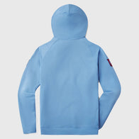 UNRL x Twins Crossover Drop 3 Hoodie Hoodie unisex detail view 3 | Dash Racegear — Comfortable blue fleece pullover hoodie from UNRL’s 2025 Minnesota Twins collection