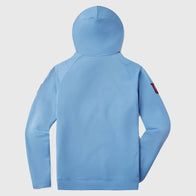 UNRL x Twins Crossover Drop 3 Hoodie Hoodie unisex detail view 3 | Dash Racegear — Comfortable blue fleece pullover hoodie from UNRL’s 2025 Minnesota Twins collection