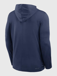 USA 2026 World Baseball Classic Long Sleeve Hoodie T-Shirt Hoodie unisex detail view 2 | Dash Racegear — Nike Dri-FIT long sleeve hoodie T-shirt in navy, USA Baseball 2026 World Baseball Classic edition for game days.
