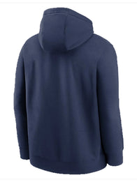 USA Baseball Nike 2026 World Baseball Classic Club Hoodie Hoodie unisex detail view 3 | Dash Racegear — 2026 USA Nike Club Baseball Hoodie, navy, cozy, lightweight fleece ideal for game-day or everyday outfits.