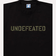 Undefeated Stencil Short Sleeve T-Shirt Shirt unisex detail view 7 | Dash Racegear — Undefeated Black Stencil Tee – Minimalist Streetwear