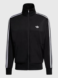 Lewis Capaldi Adidas Track Jacket Jacket unisex detail view 5 | Dash Racegear — Adidas Firebird full-zip jacket in black offering a clean sporty look and everyday comfort.