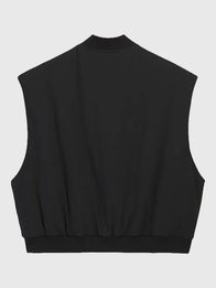 Adidas x WC Padded Vest Vest unisex detail view 3 | Dash Racegear — Unisex 2026 black vest Adidas x Willy Chavarria, quilted warmth, street-ready silhouette for travel and everyday looks.