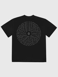 Ariana Grande Eternal Sunshine Tour Swirl T-Shirt Shirt unisex front product view | Dash Racegear — Eternal Sunshine Tour 2026 Ariana Grande Swirl Black Graphic T Shirt featuring bold concert inspired artwork
