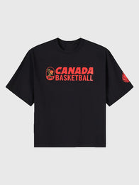 OVO Canada Basketball T-Shirt Shirt unisex detail view 2 | Dash Racegear — October’s Very Own 2026 Canada Basketball Black T Shirt honors national hardwood pride through clean urban apparel