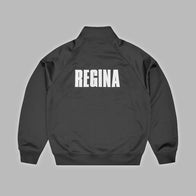 Corteiz x Gabriel Moses Track Jacket Jacket unisex detail view 4 | Dash Racegear — Regina 2026 track jacket in black, Corteiz x Gabriel Moses unisex design with zip front for urban styling comfort.