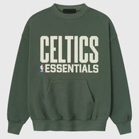 Boston Celtics Fear of God x NBA Sport Sweatshirt Sweatshirt unisex front product view | Dash Racegear — Premium comfort meets NBA heritage in Celtics Fear of God sweatshirt