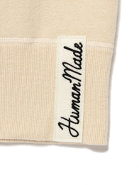 Human Made Tsuriami Sweatshirt Sweatshirt unisex detail view 3 | Dash Racegear — Elevate your wardrobe with the 2025 Human Made Cream Tsuriami Sweatshirt, perfect for layering or casual days.