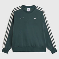 Adidas x Sporty & Rich Sweatshirt Sweatshirt unisex front product view | Dash Racegear — Cozy Sporty & Rich Sweatshirt by Adidas