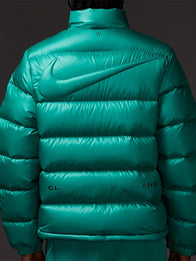 Nocta x Nike Sunset Green Puffer Jacket Puffer Jacket unisex detail view 4 | Dash Racegear — Trendy Nocta Nike Puffer Jacket in Sunset Green